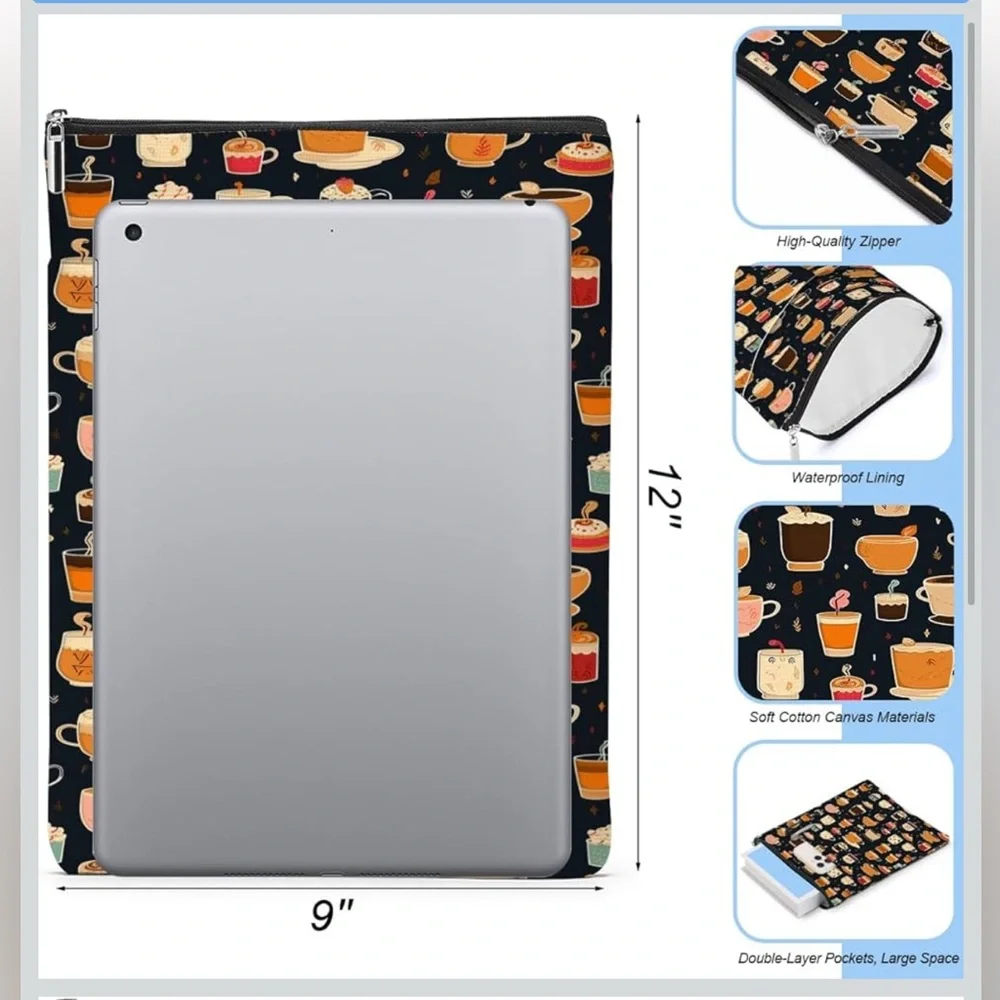 Coffee Lover’s Book or Tablet Sleeve